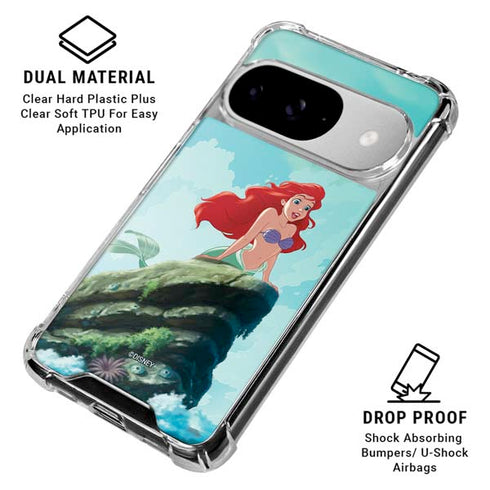 Disney The Little Mermaid Ariel Part of Your World Google Pixel 10 Clear Case